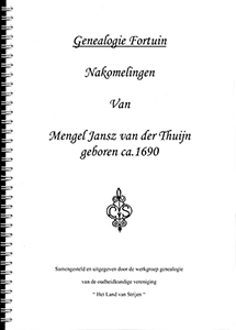 Nakomelingen van Mengel Jansz. Van der Thuijn