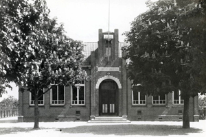 Openbare school rond 1945 aan de Oude Havenweg, afgebroken